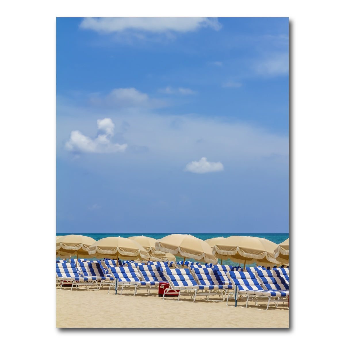 AUTO-MOCKUP WHITE | Relaxing beach scene | 1 Piece | Gallery Wrap Canvas | group=3x4