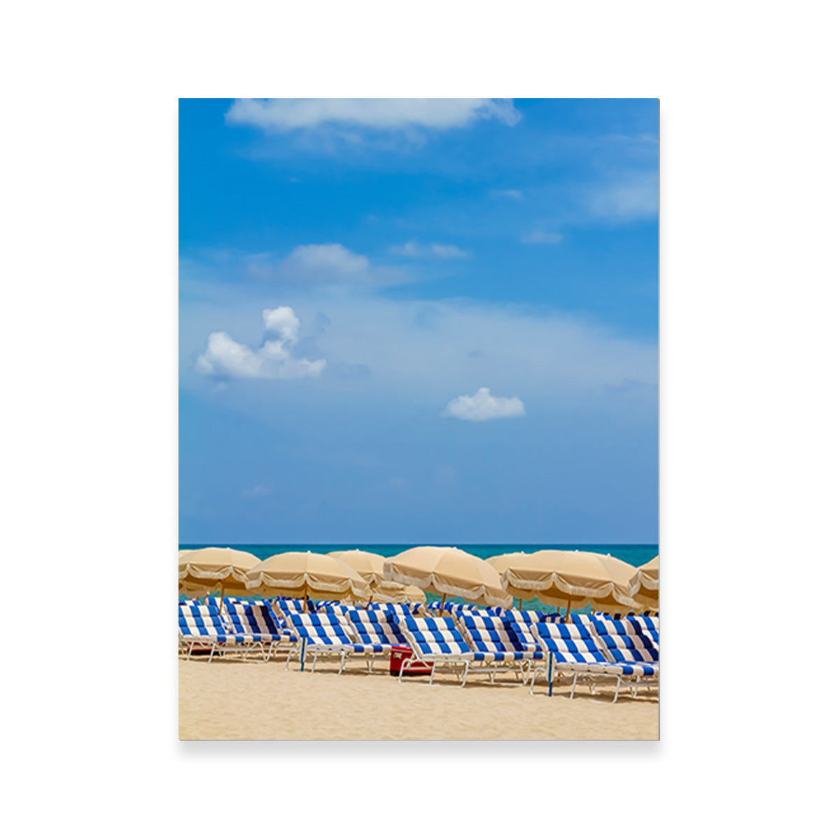 Relaxing Beach Scene Wall Art