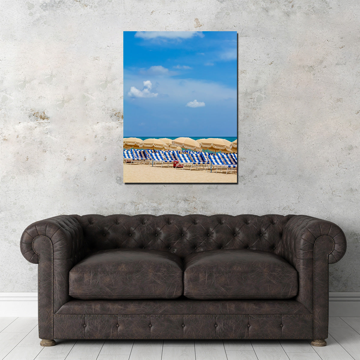 Relaxing Beach Scene Wall Art