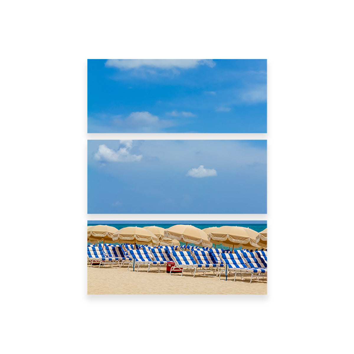 Relaxing Beach Scene Wall Art