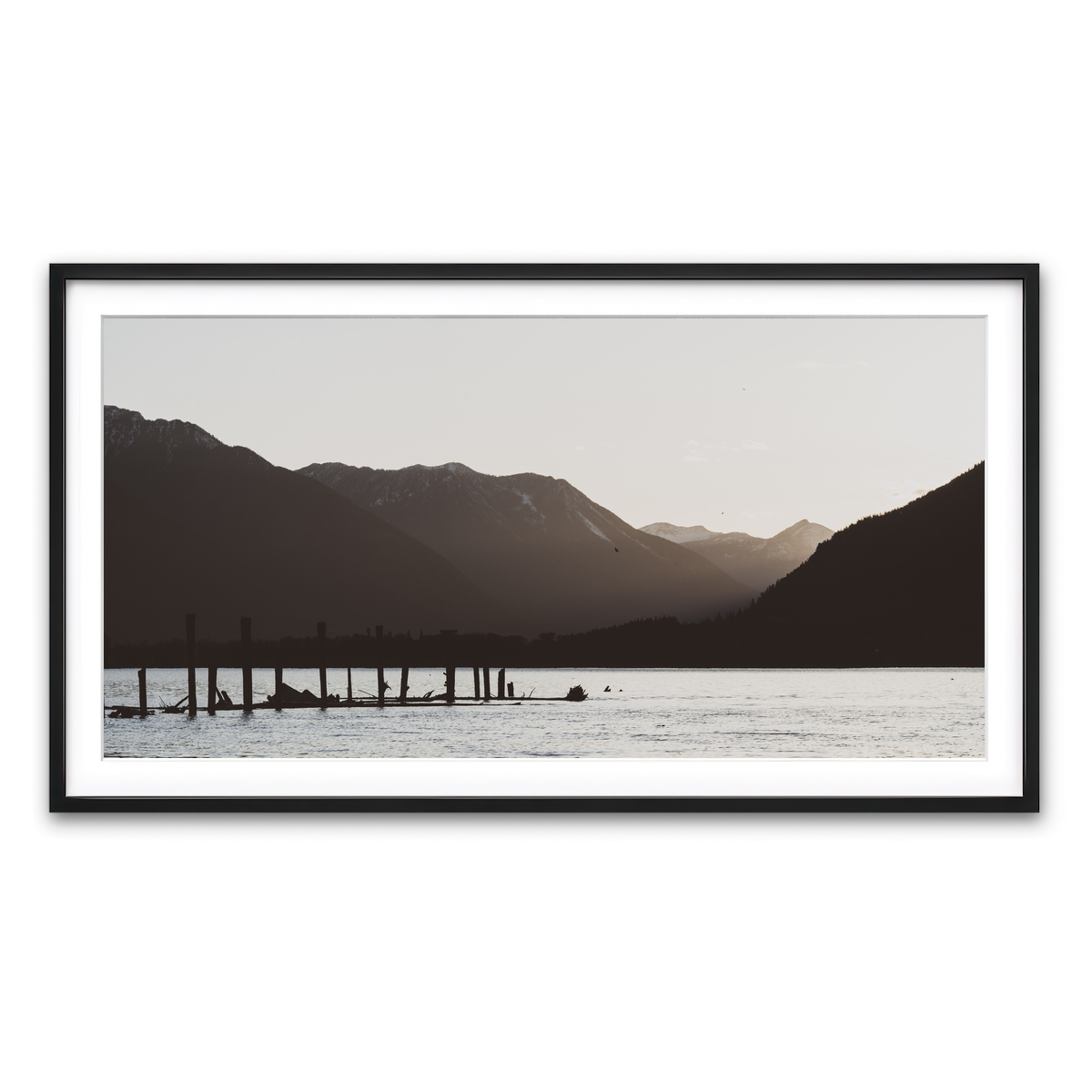 Framed Print 2x1 Black