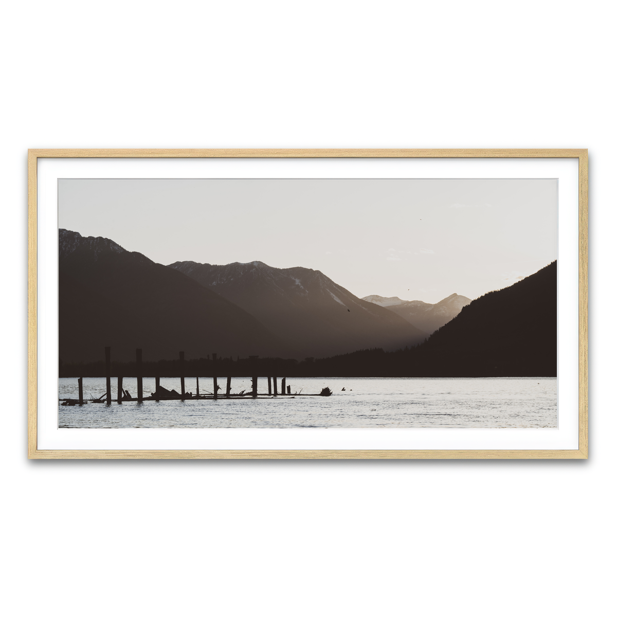 Framed Print 2x1 Natural