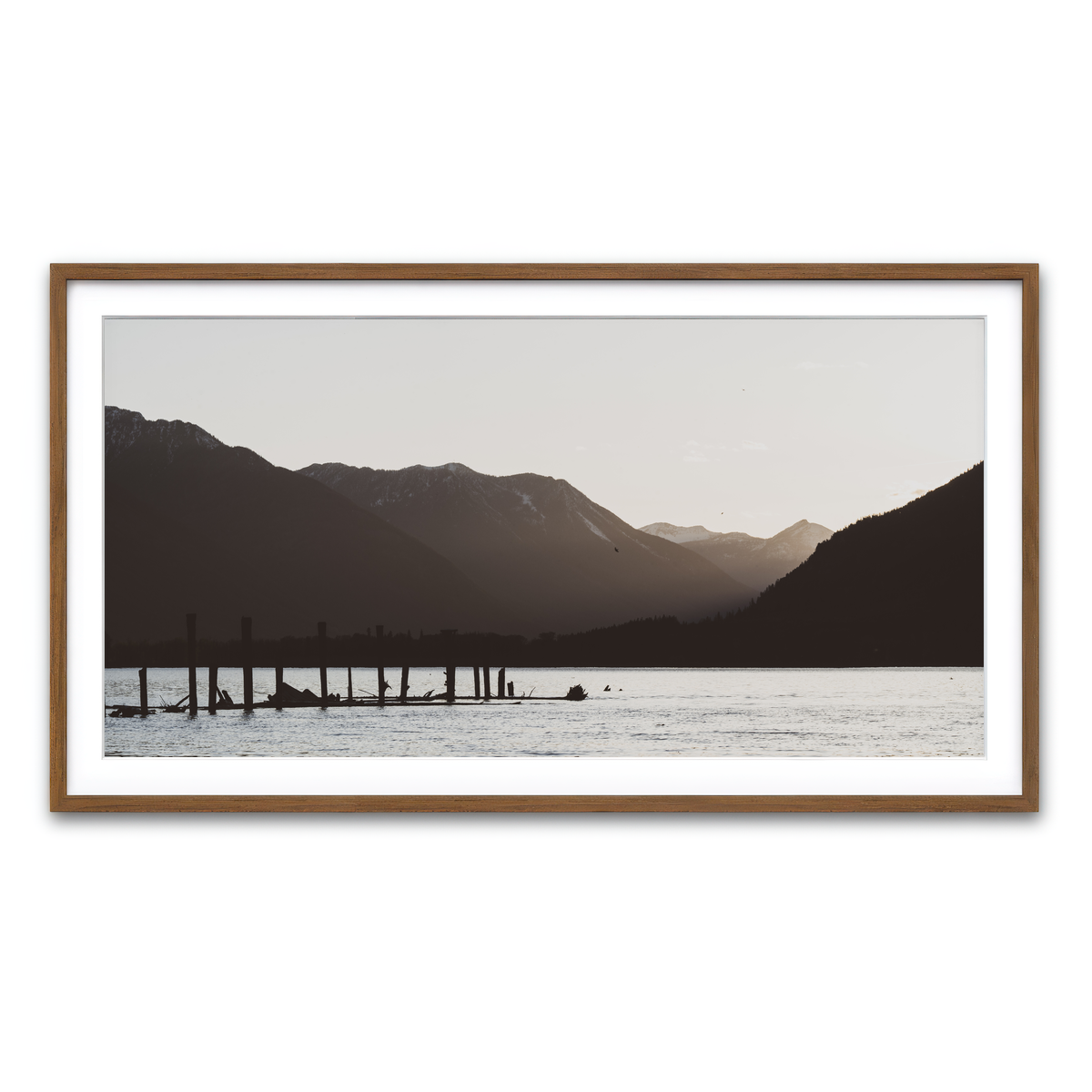 Framed Print 2x1 Walnut