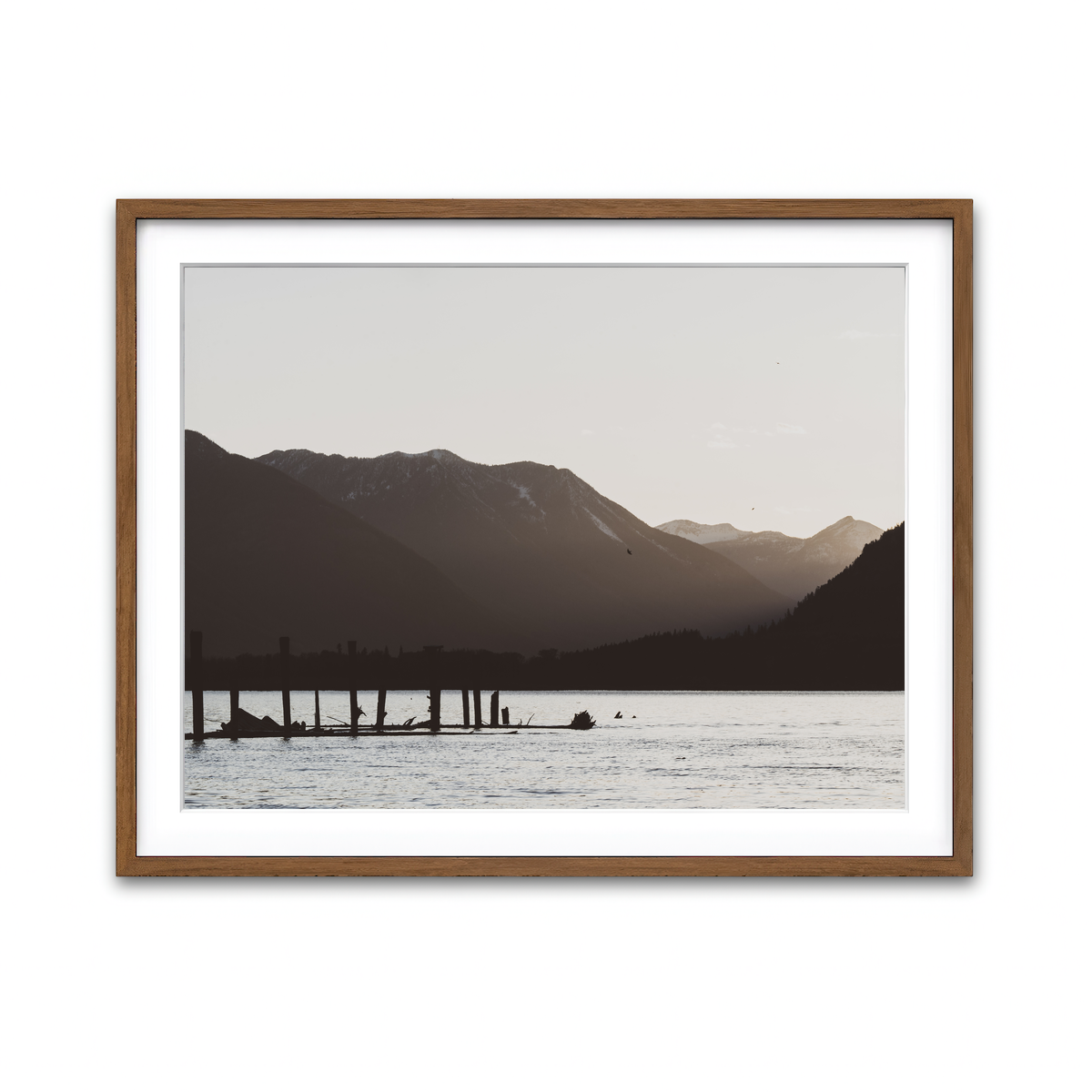 Framed Print 4x3 Walnut