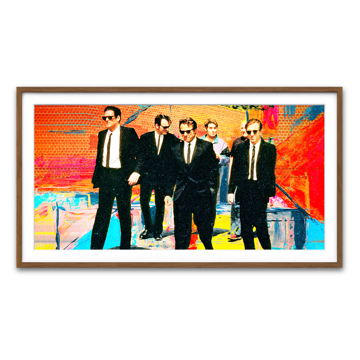 Framed Print 2x1 Walnut