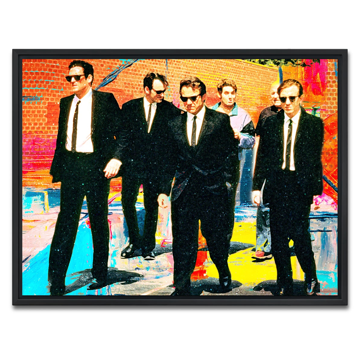 AUTO-MOCKUP WHITE | Reservoir Dogs | 1 Piece | Black Framed Canvas | group=4x3
