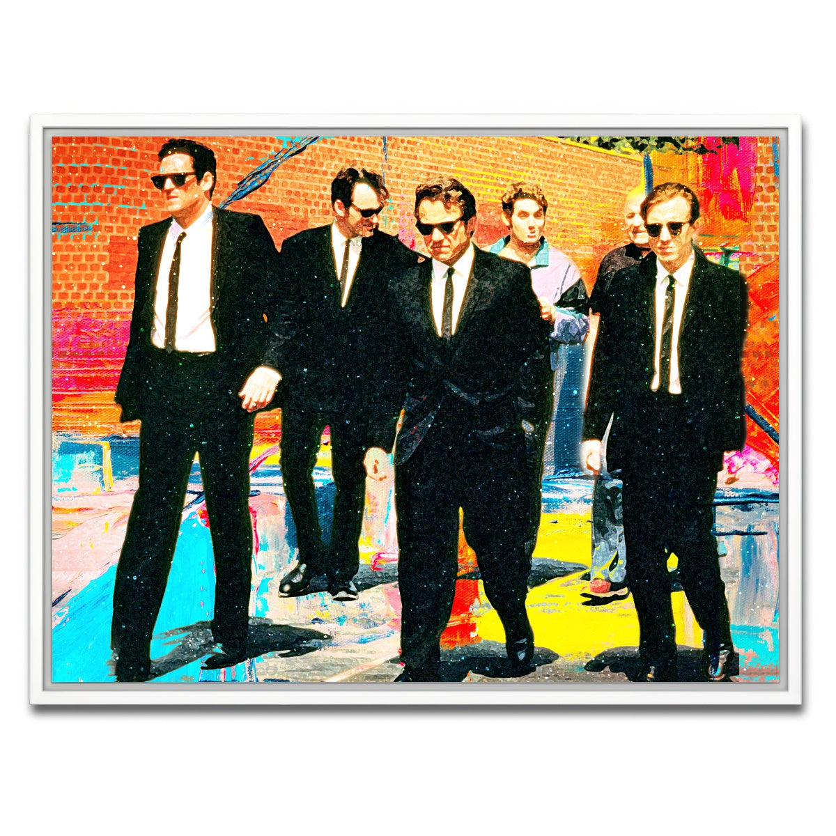 AUTO-MOCKUP WHITE | Reservoir Dogs | 1 Piece | White Framed Canvas | group=4x3