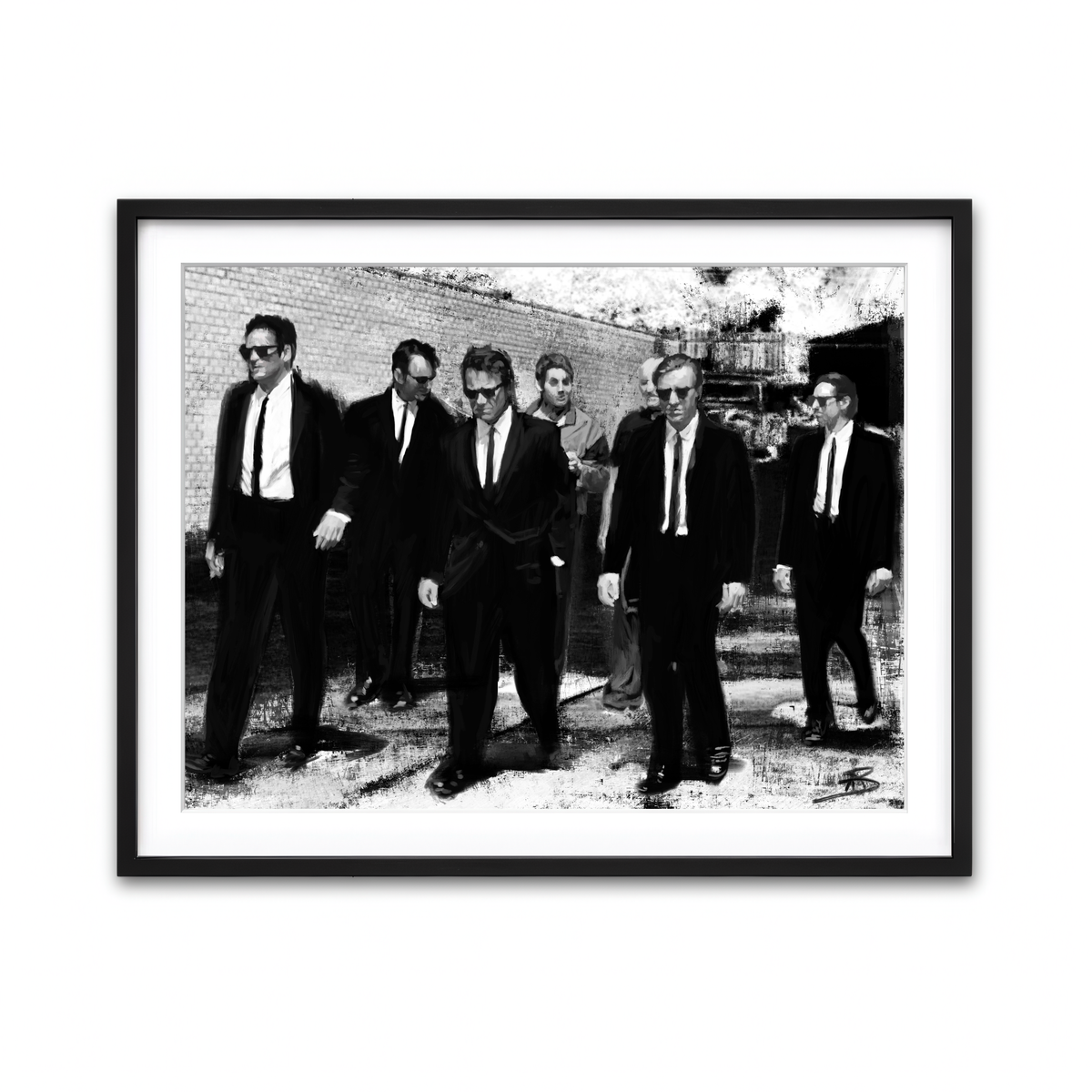 Framed Print 4x3 Black