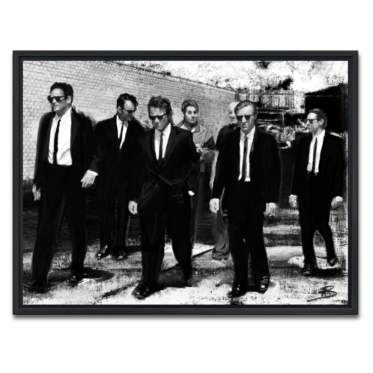 AUTO-MOCKUP WHITE | Reservoir | 1 Piece | Black Framed Canvas | group=4x3