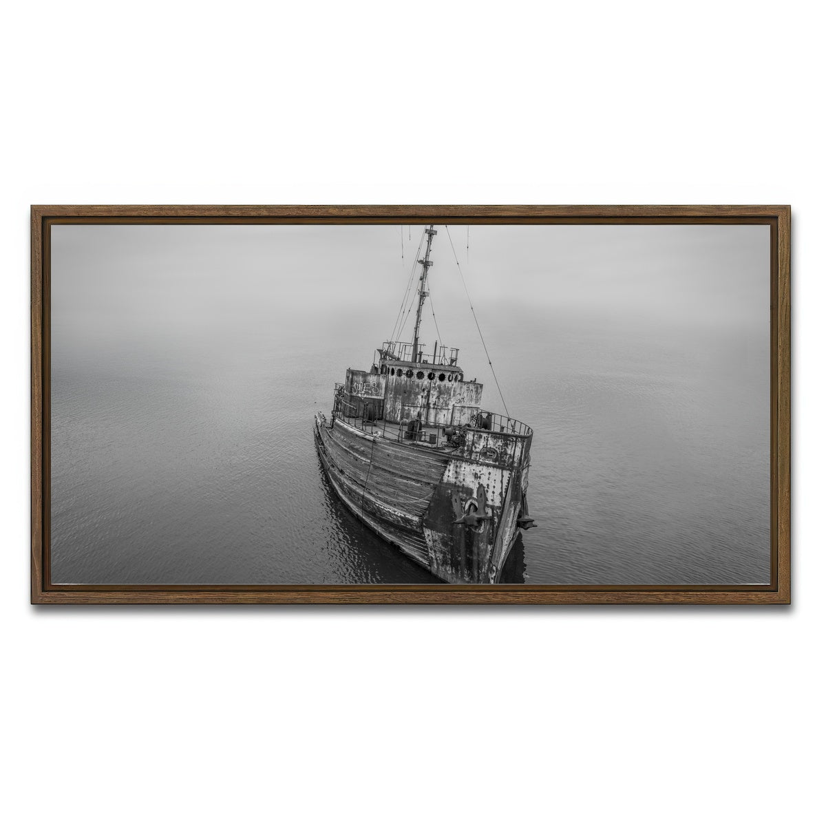 AUTO-MOCKUP WHITE | Resolved to My Fate | 1 Piece | Walnut Framed Canvas | group=2x1