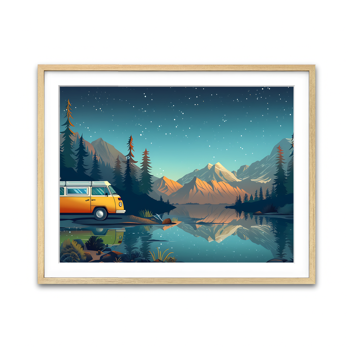 Framed Print 4x3 Natural