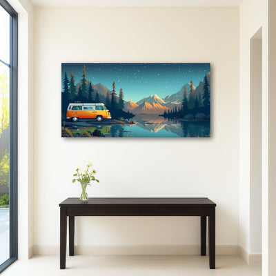 AUTO-MOCKUP ROOM | Retro Camper Bus