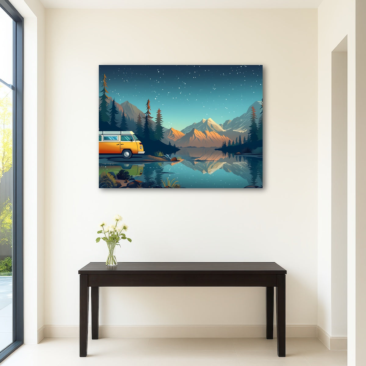 AUTO-MOCKUP ROOM | Retro Camper Bus