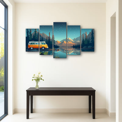 AUTO-MOCKUP ROOM | Retro Camper Bus