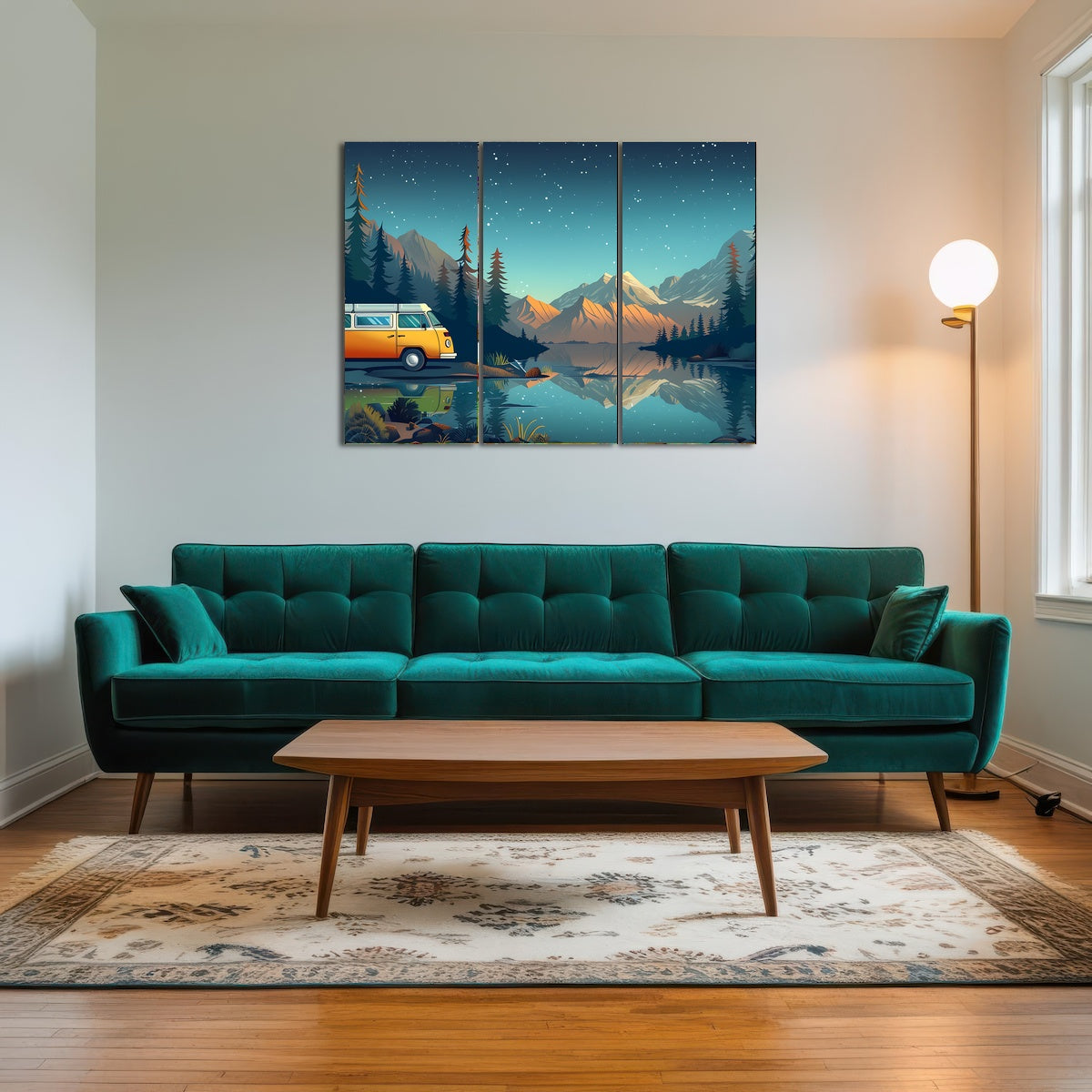 AUTO-MOCKUP ROOM | Retro Camper Bus