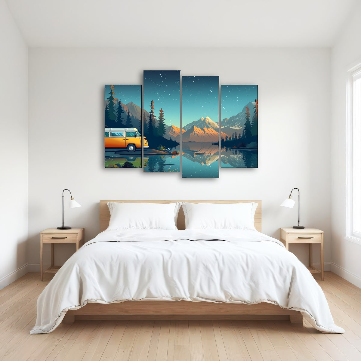 AUTO-MOCKUP ROOM | Retro Camper Bus