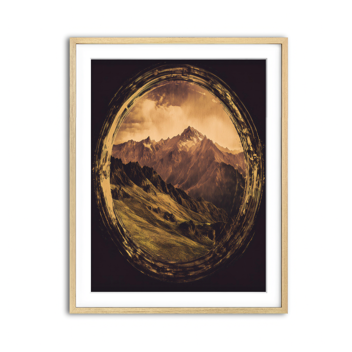 Framed Print 3x4 Natural