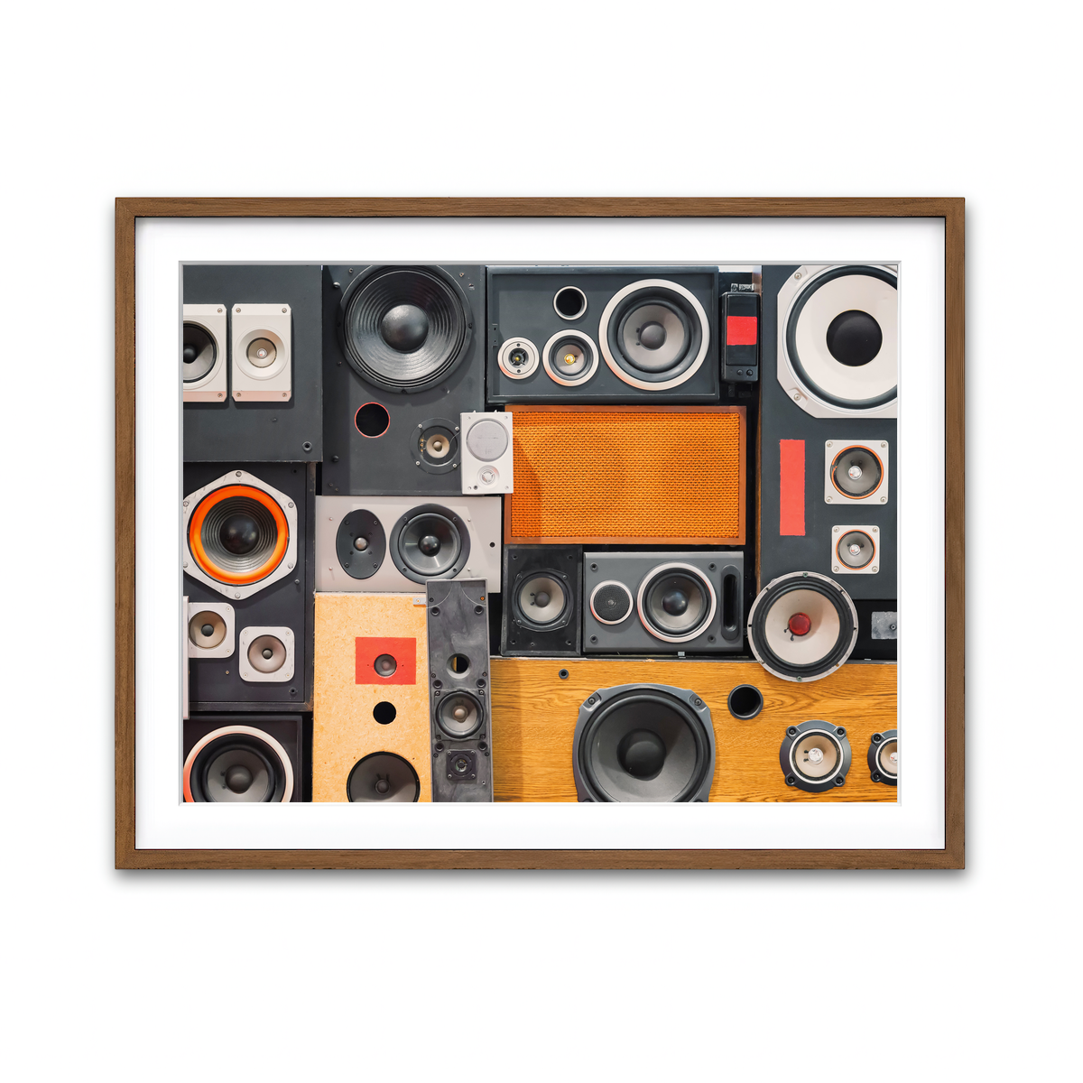 Framed Print 4x3 Walnut