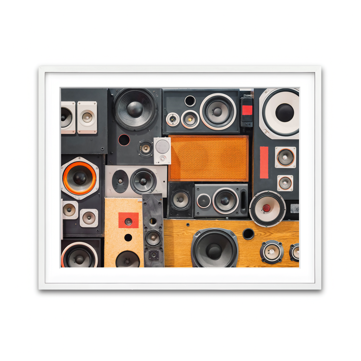 Framed Print 4x3 White