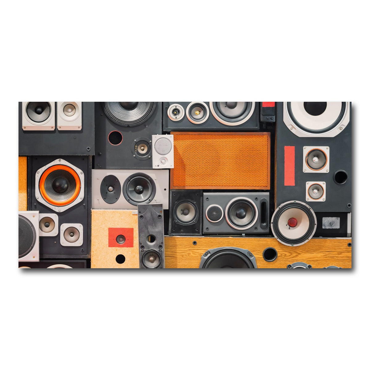 AUTO-MOCKUP WHITE | Retro Speakers | 1 Piece | Gallery Wrap Canvas | group=2x1