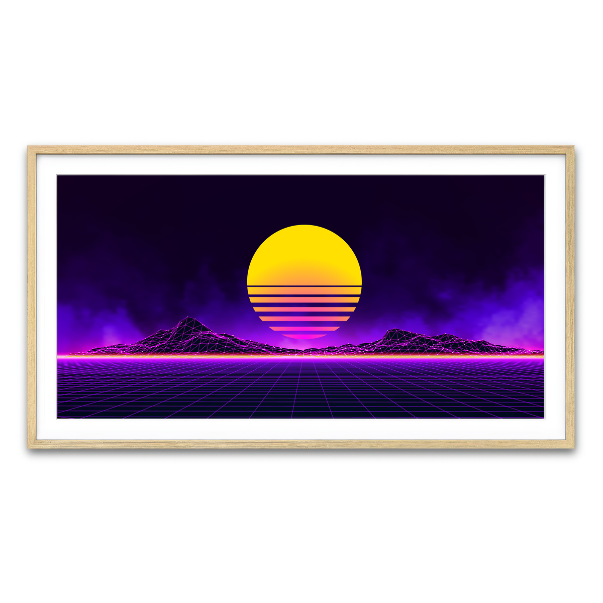 Framed Print 2x1 Natural