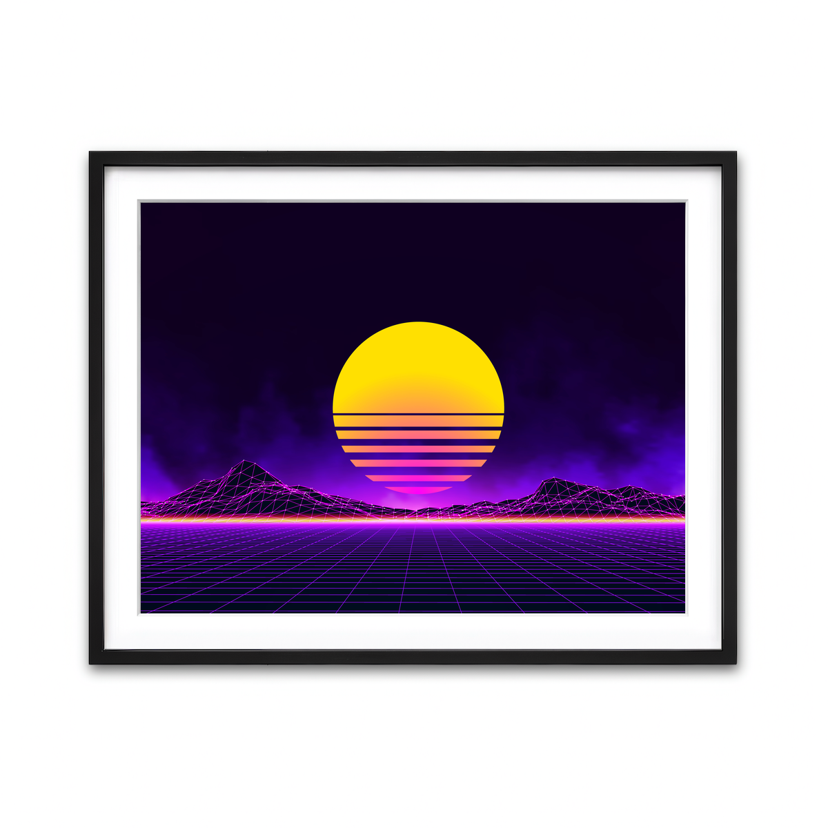 Framed Print 4x3 Black