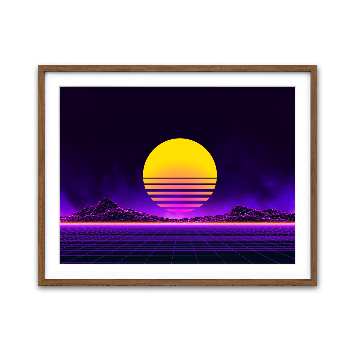 Framed Print 4x3 Walnut