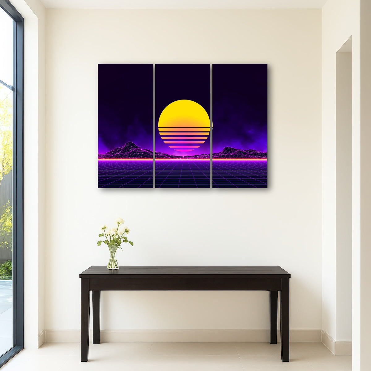 AUTO-MOCKUP ROOM | Retro landscape