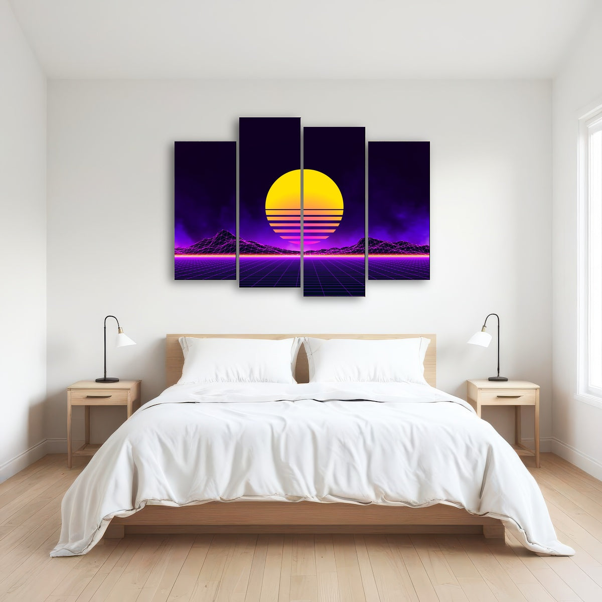 AUTO-MOCKUP ROOM | Retro landscape