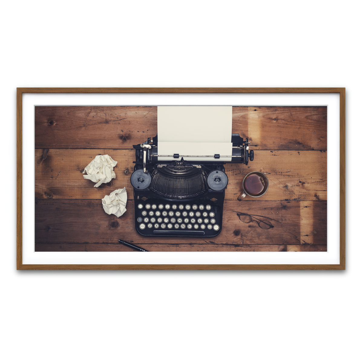 Framed Print 2x1 Walnut