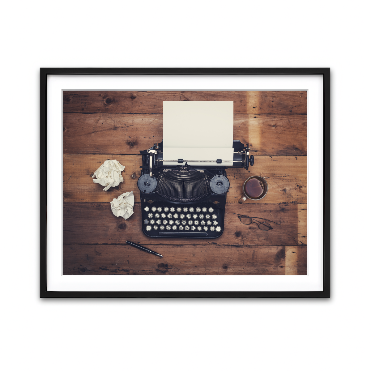 Framed Print 4x3 Black