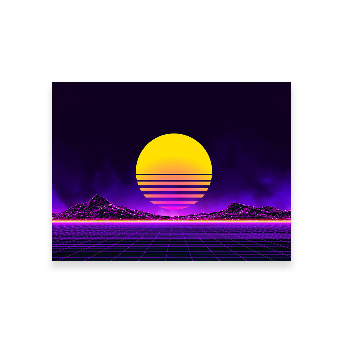 Retro Landscape Wall Art