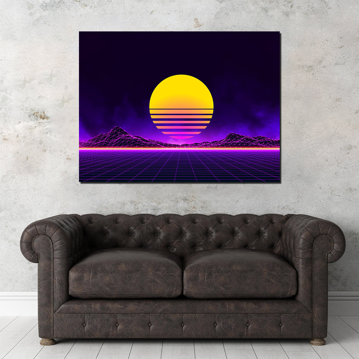 Retro Landscape Wall Art