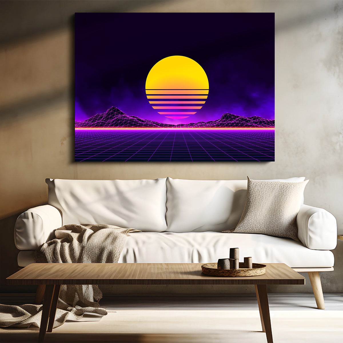 Retro Landscape Wall Art