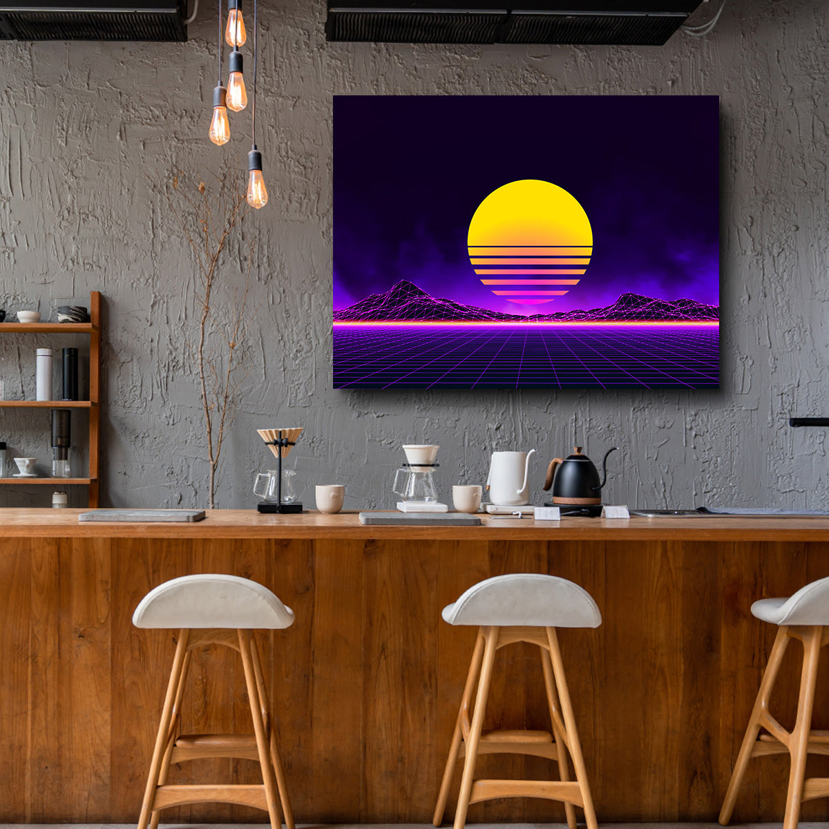 Retro Landscape Wall Art