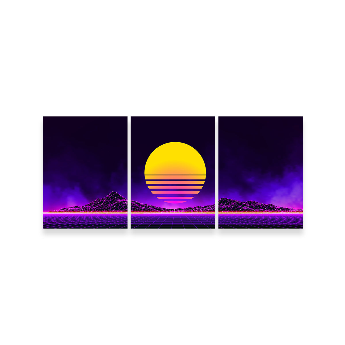 Retro Landscape Wall Art