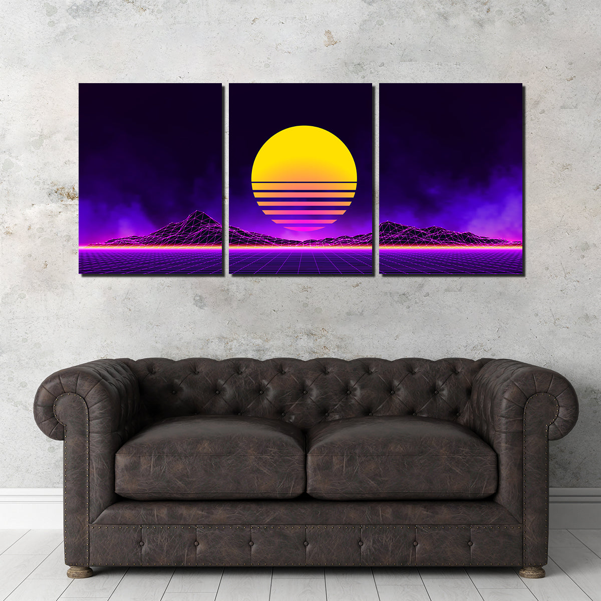 Retro Landscape Wall Art