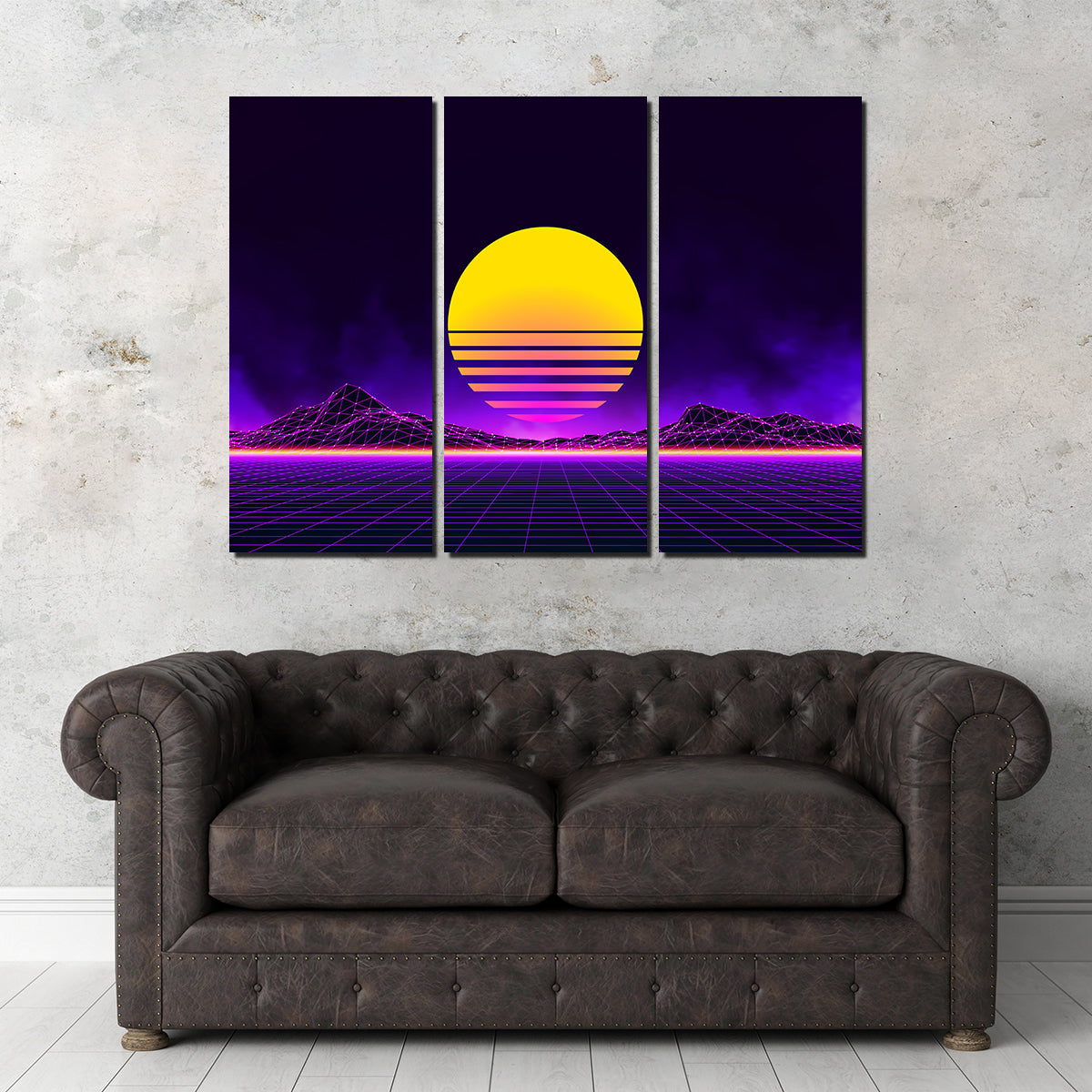 Retro Landscape Wall Art