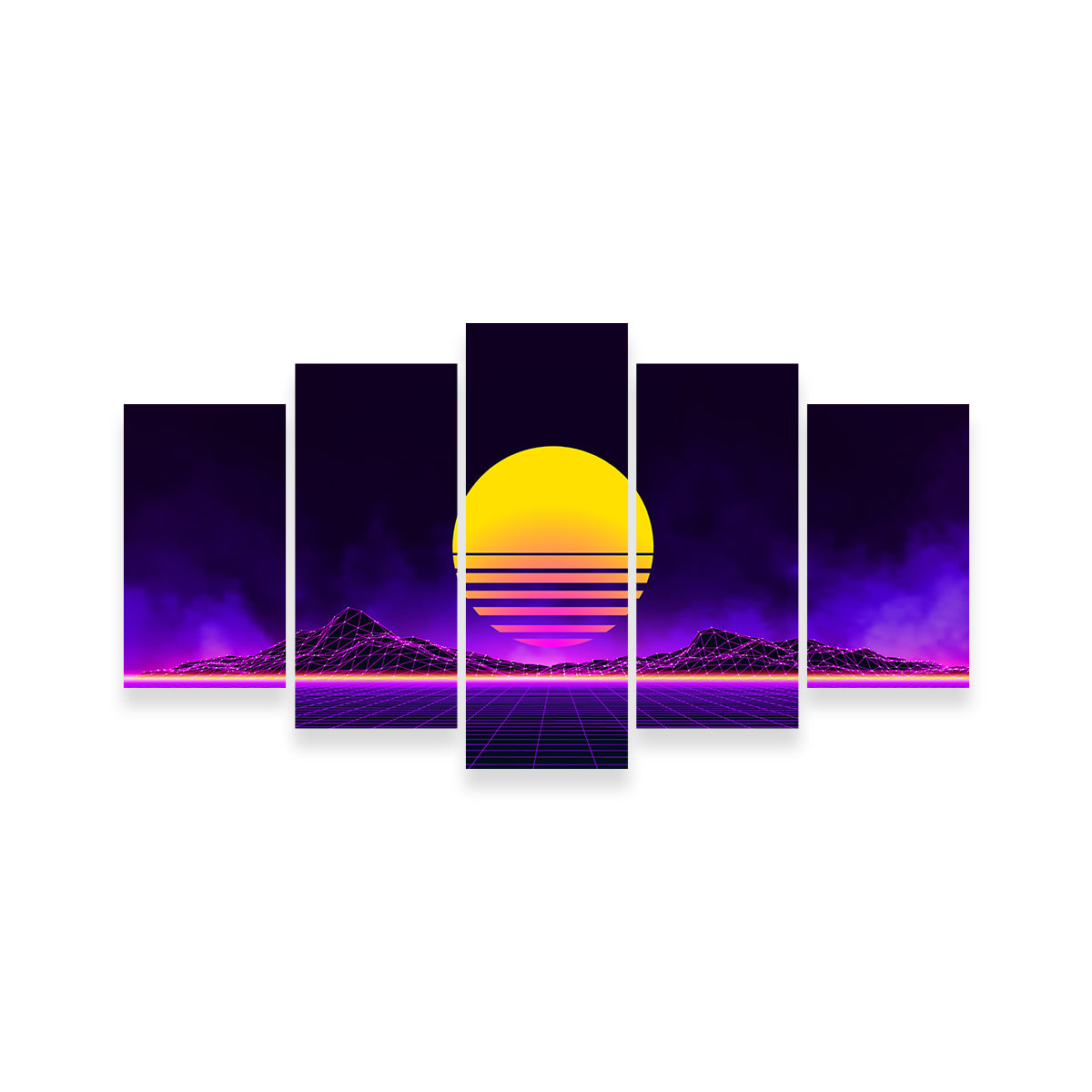 Retro Landscape Wall Art
