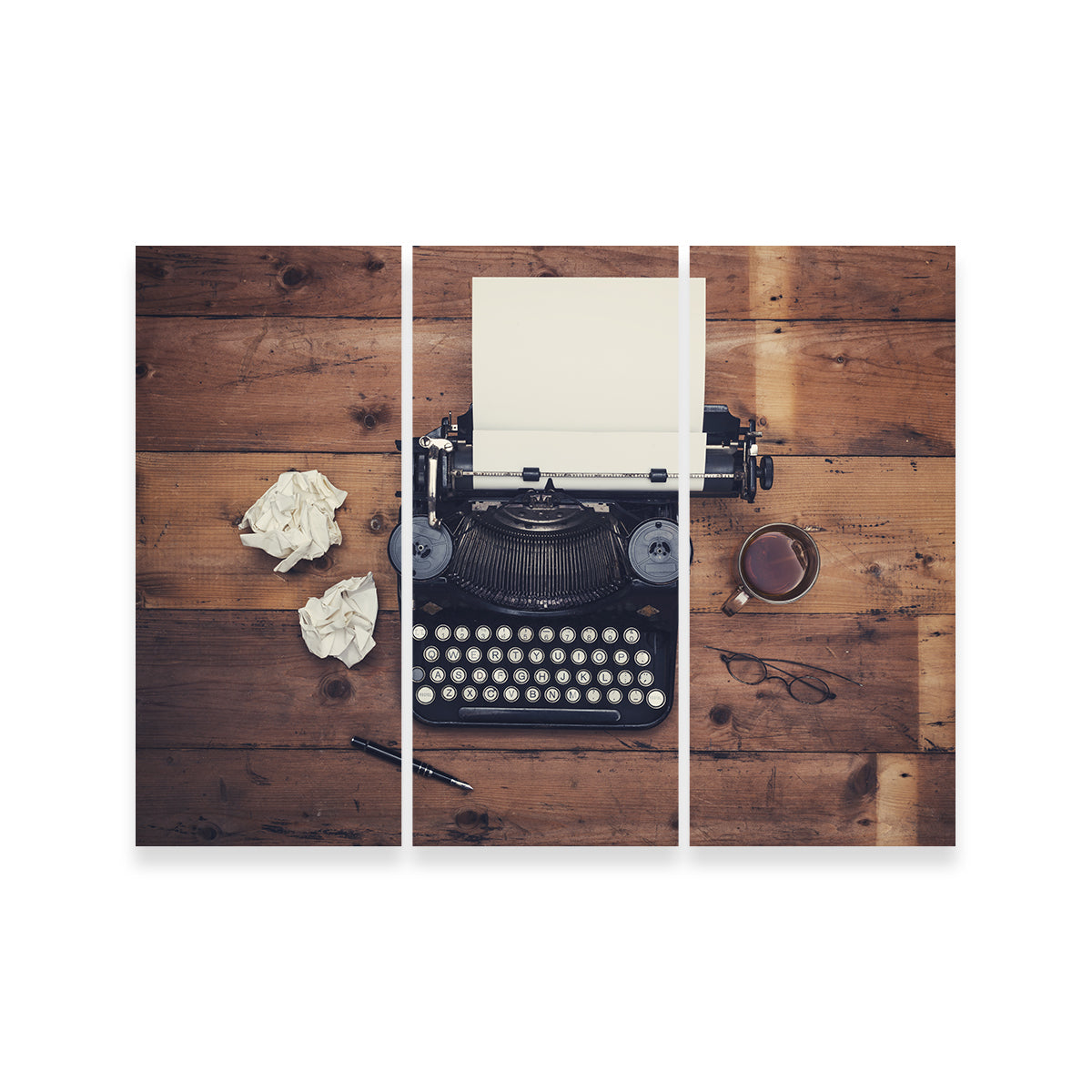 Retro Typewriter Wall Art