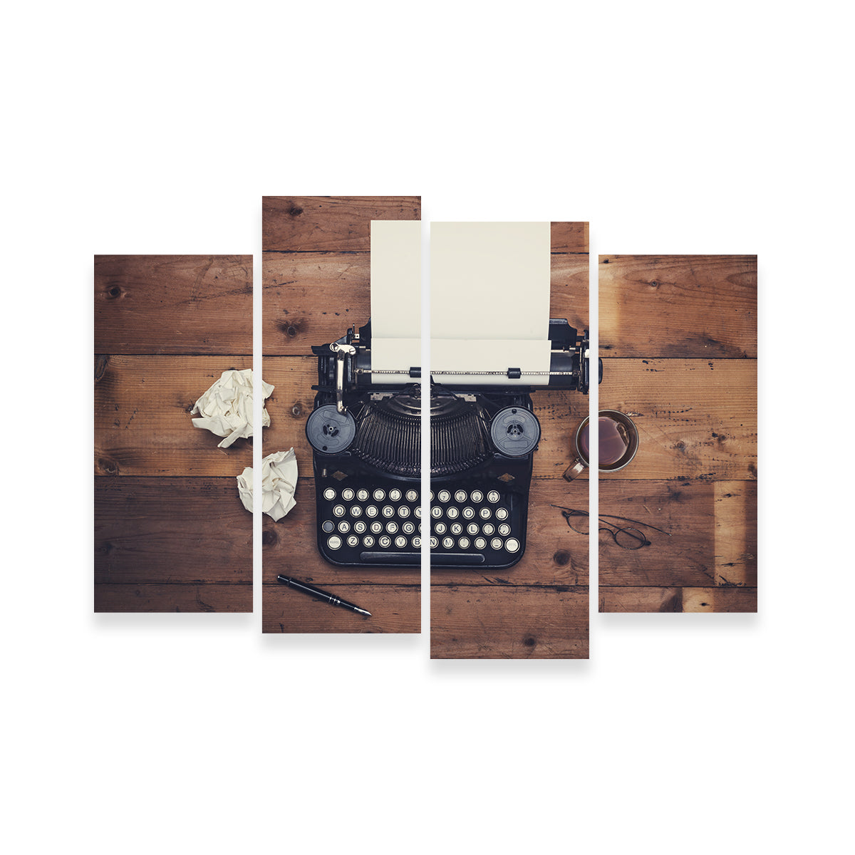 Retro Typewriter Wall Art