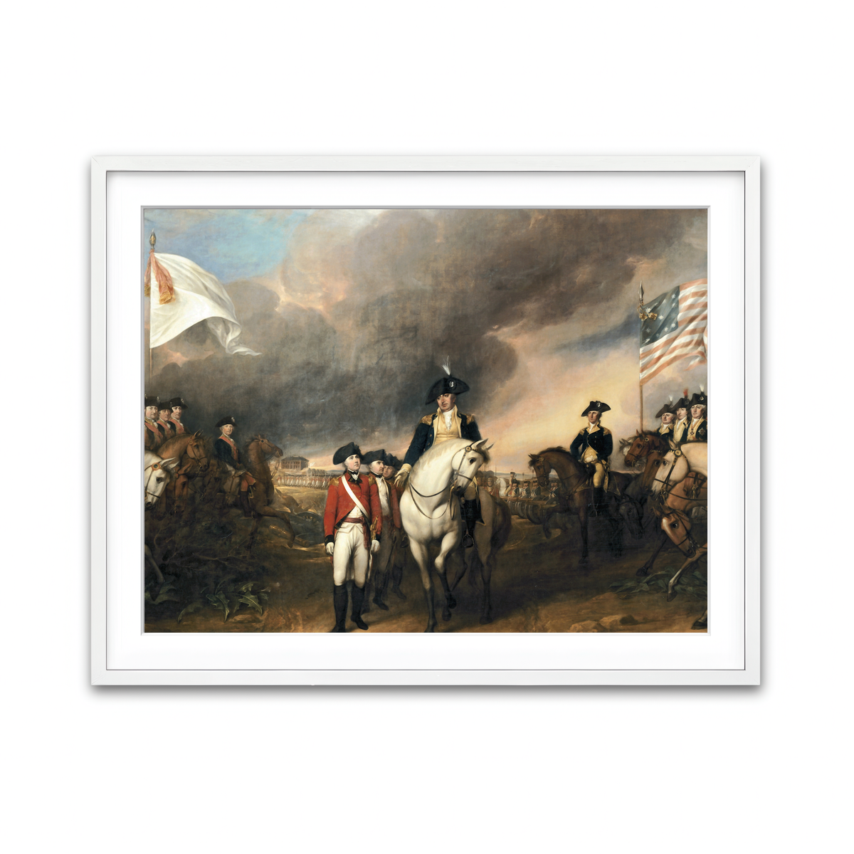 Framed Print 4x3 White