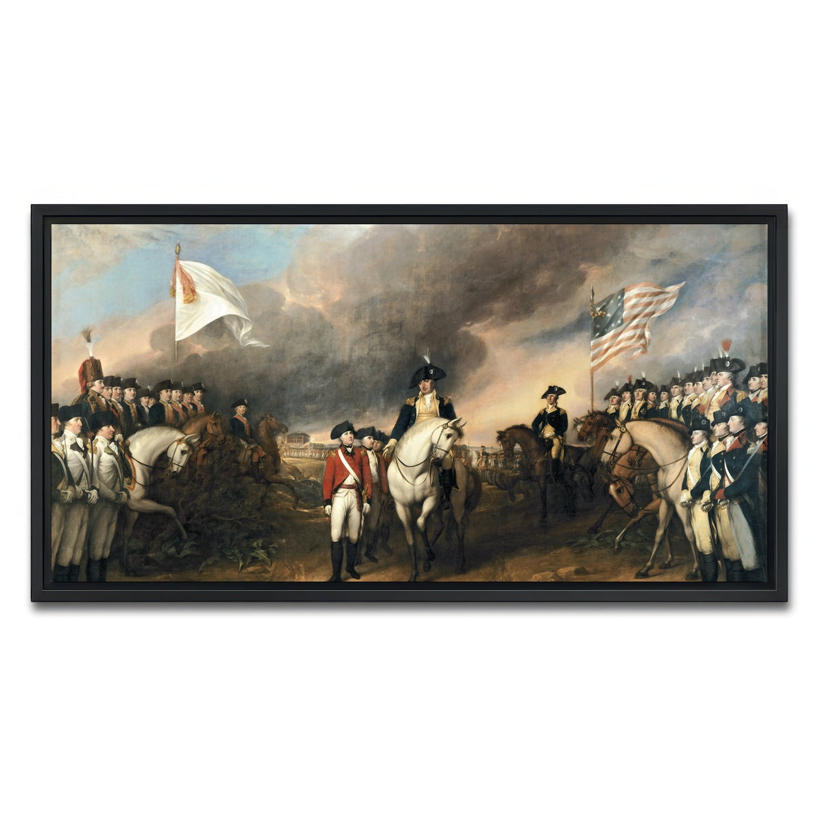 AUTO-MOCKUP WHITE | Revolutionary War | 1 Piece | Black Framed Canvas | group=2x1