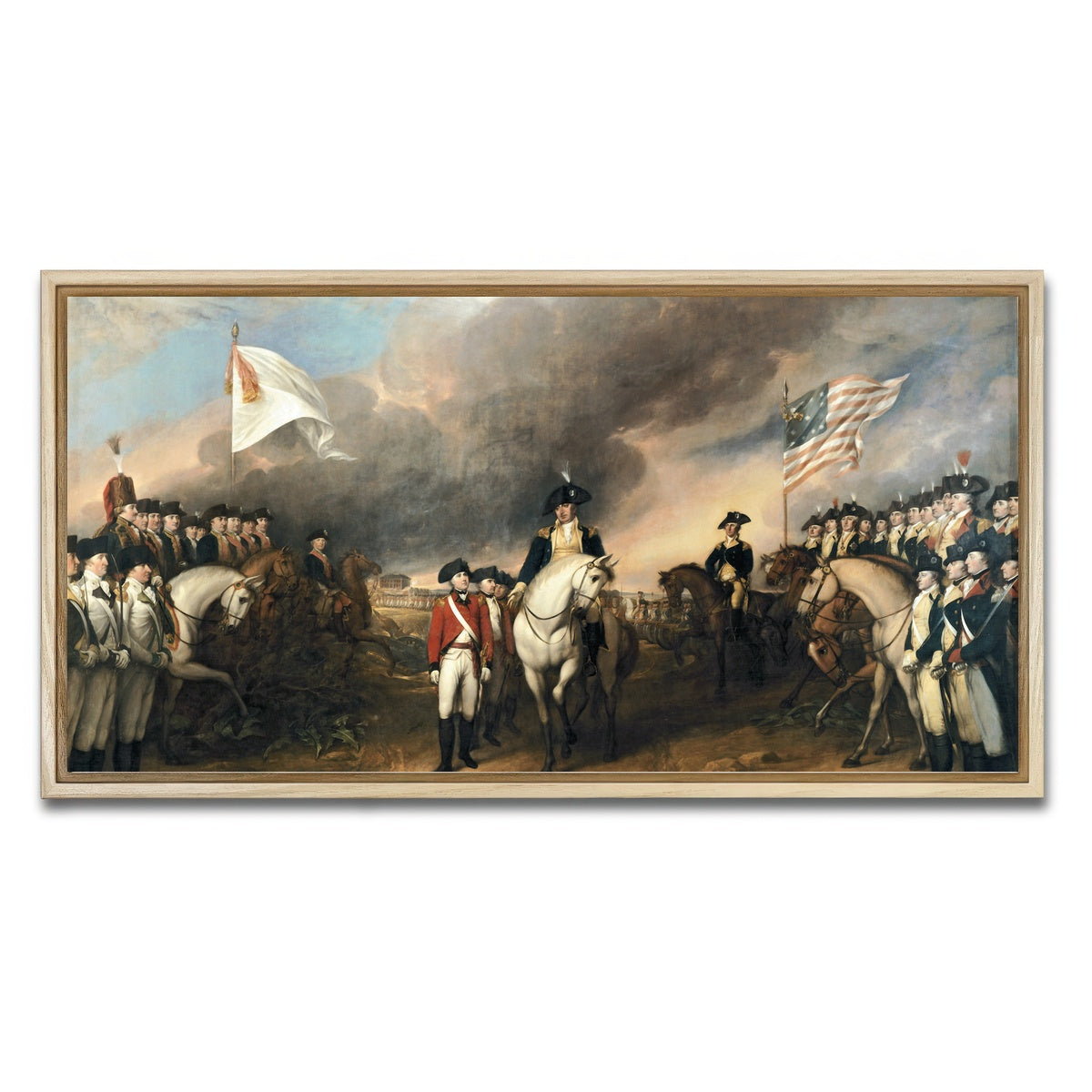 AUTO-MOCKUP WHITE | Revolutionary War | 1 Piece | Natural Framed Canvas | group=2x1