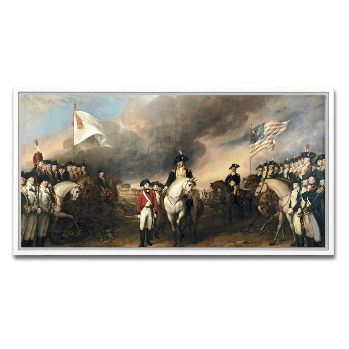 AUTO-MOCKUP WHITE | Revolutionary War | 1 Piece | White Framed Canvas | group=2x1