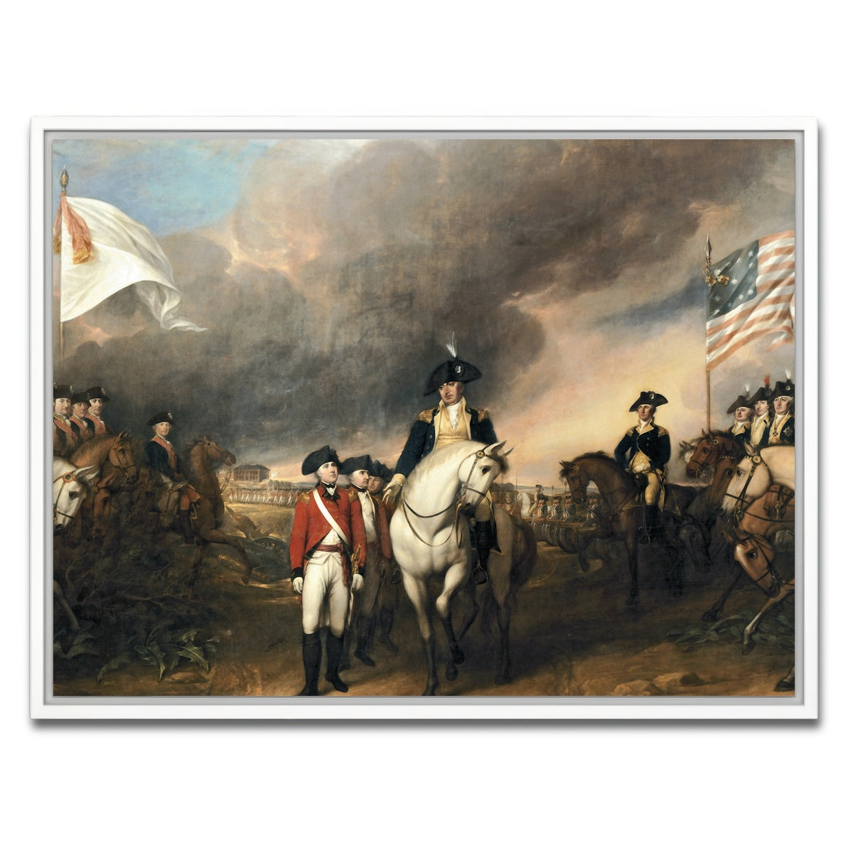 AUTO-MOCKUP WHITE | Revolutionary War | 1 Piece | White Framed Canvas | group=4x3