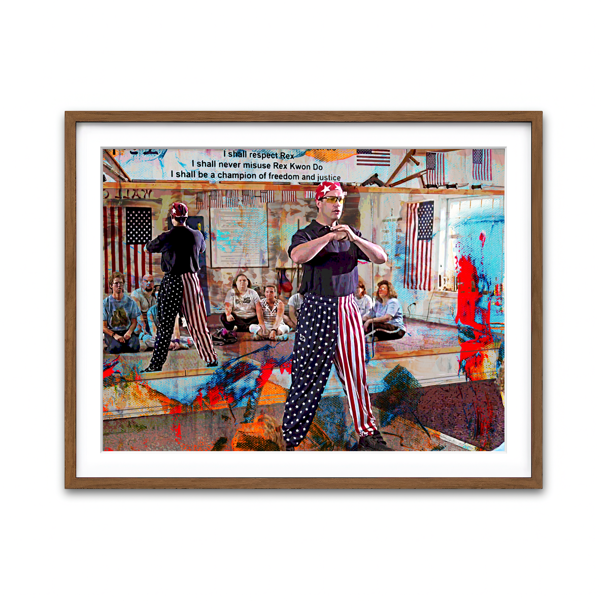 Framed Print 4x3 Walnut