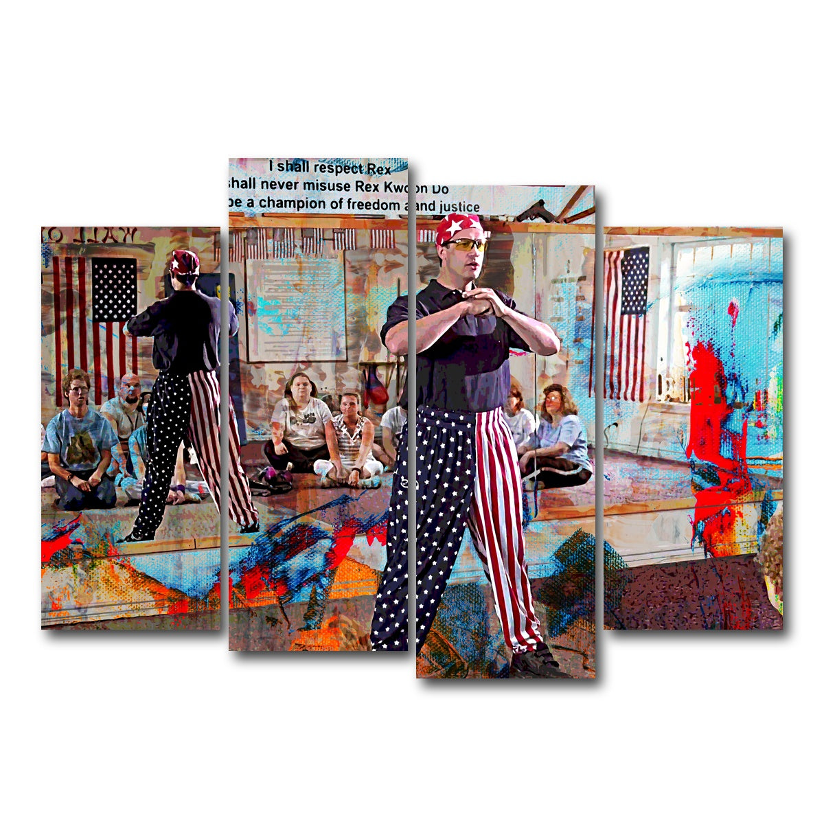 AUTO-MOCKUP WHITE | Rex Kwon Do | 4 Piece | Gallery Wrap Canvas | group=4_normal