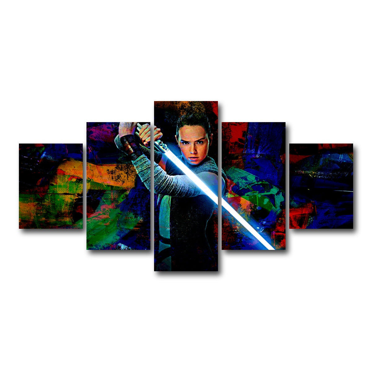 AUTO-MOCKUP WHITE | Rey | 5 Piece | Gallery Wrap Canvas | group=5_short