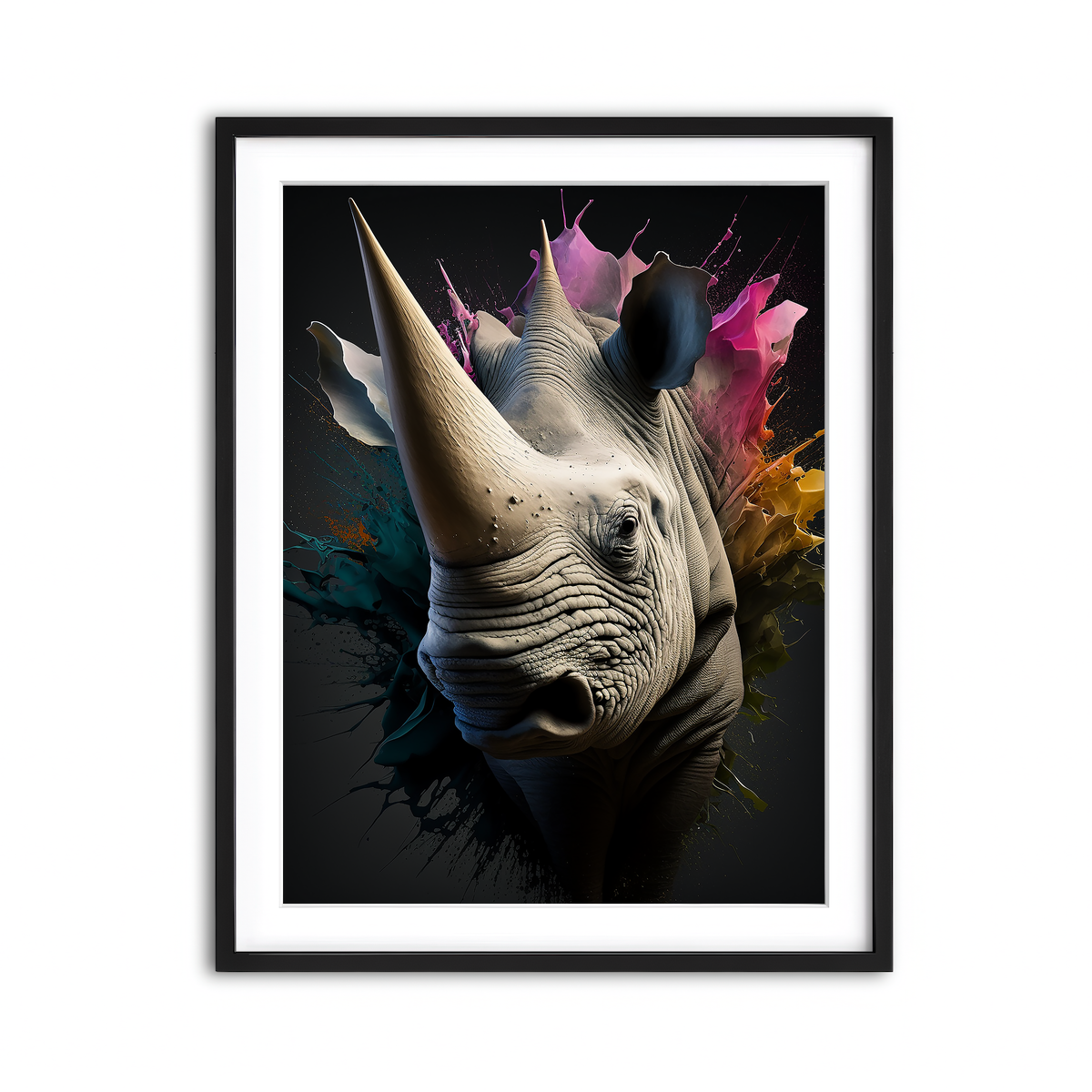 Framed Print 3x4 Black
